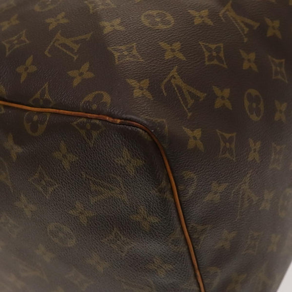 LOUIS VUITTON Monogram Keepall 55 Boston Bag M41424 LV Auth 136942