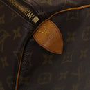 LOUIS VUITTON Monogram Keepall 55 Boston Bag M41424 LV Auth 136942-15