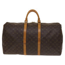 LOUIS VUITTON Monogram Keepall 55 Boston Bag M41424 LV Auth 136942-2