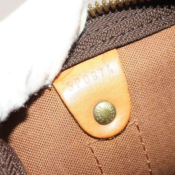 LOUIS VUITTON Monogram Keepall 55 Boston Bag M41424 LV Auth 136942