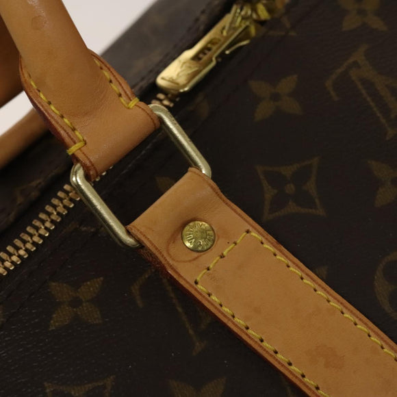 LOUIS VUITTON Monogram Keepall 55 Boston Bag M41424 LV Auth 136943