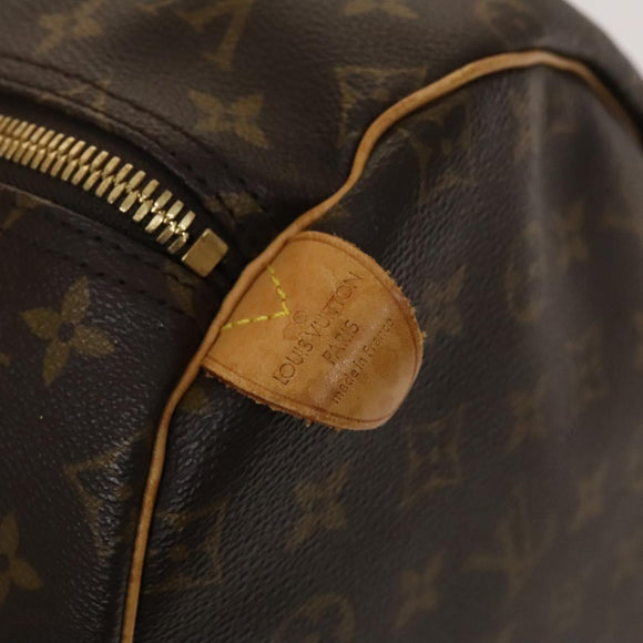 LOUIS VUITTON Monogram Keepall 55 Boston Bag M41424 LV Auth 136943