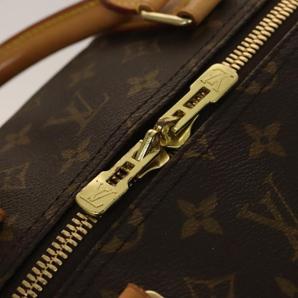 LOUIS VUITTON Monogram Keepall 55 Boston Bag M41424 LV Auth 136943