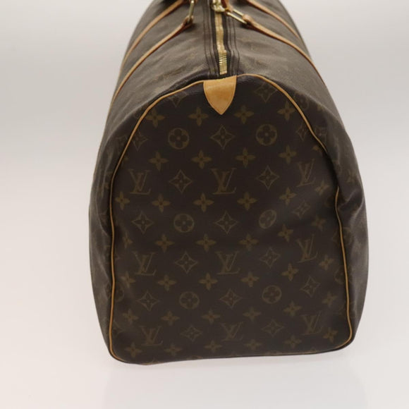 LOUIS VUITTON Monogram Keepall 55 Boston Bag M41424 LV Auth 136943