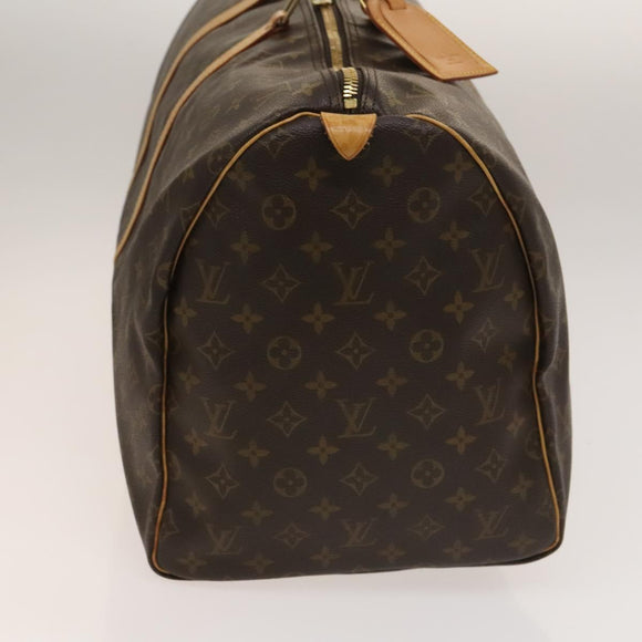 LOUIS VUITTON Monogram Keepall 55 Boston Bag M41424 LV Auth 136943