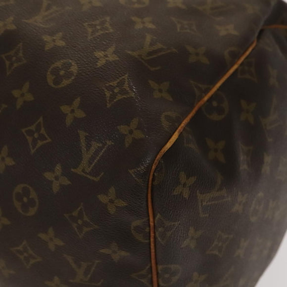 LOUIS VUITTON Monogram Keepall 55 Boston Bag M41424 LV Auth 136945