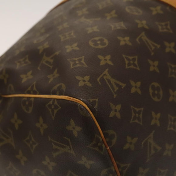 LOUIS VUITTON Monogram Keepall 55 Boston Bag M41424 LV Auth 136945