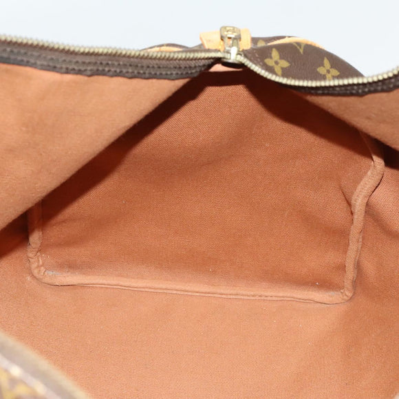 LOUIS VUITTON Monogram Keepall 55 Boston Bag M41424 LV Auth 136945