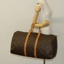 LOUIS VUITTON Monogram Keepall 55 Boston Bag M41424 LV Auth 136945-22