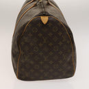 LOUIS VUITTON Monogram Keepall 55 Boston Bag M41424 LV Auth 136945-4