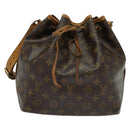 LOUIS VUITTON Monogram Petit Noe Shoulder Bag M42226 LV Auth 136954-2