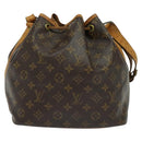 LOUIS VUITTON Monogram Petit Noe Shoulder Bag M42226 LV Auth 136954-3