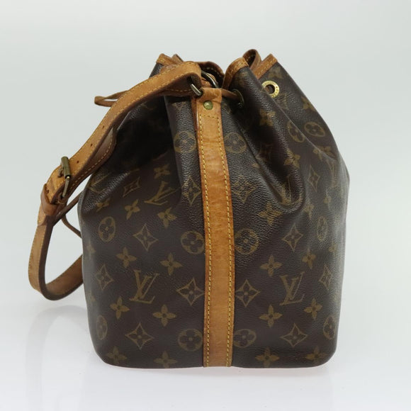 LOUIS VUITTON Monogram Petit Noe Shoulder Bag M42226 LV Auth 136954