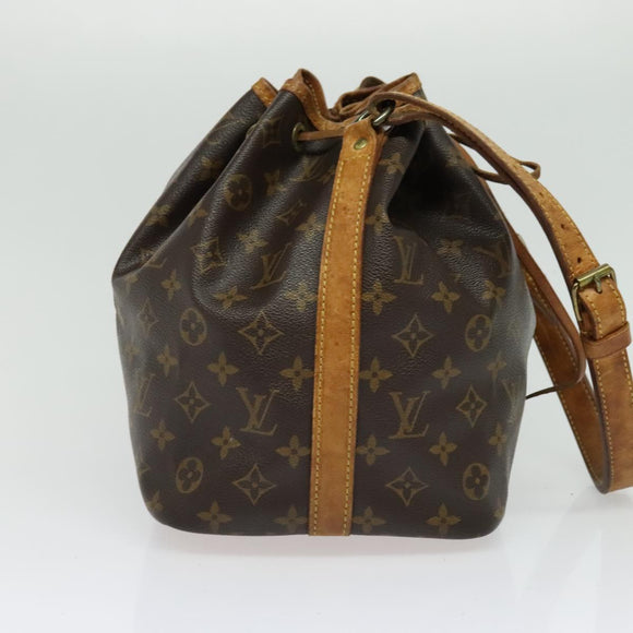 LOUIS VUITTON Monogram Petit Noe Shoulder Bag M42226 LV Auth 136954