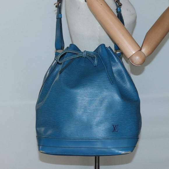 LOUIS VUITTON Epi Noe Shoulder Bag Toledo Blue M44005 LV Auth 136964