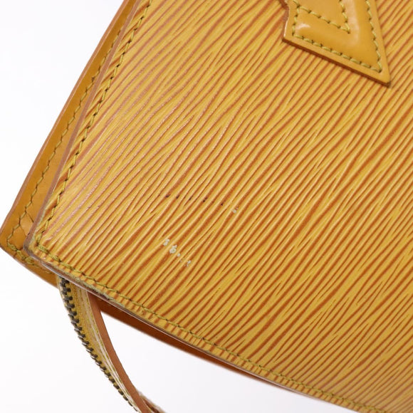 LOUIS VUITTON Epi Saint Jacques Hand Bag Yellow M52279 LV Auth 136966