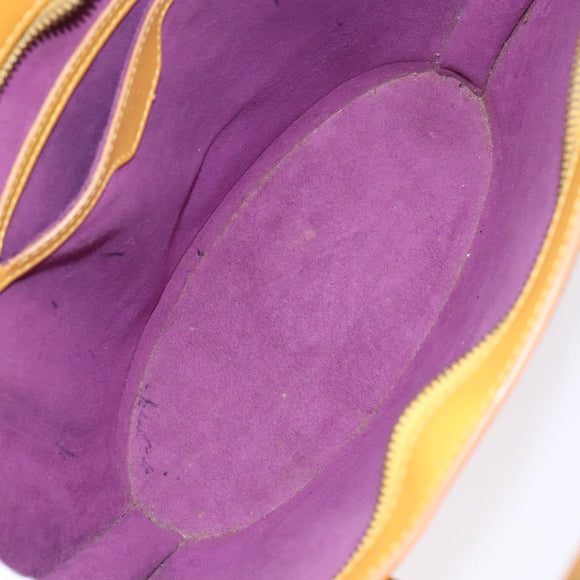 LOUIS VUITTON Epi Saint Jacques Hand Bag Yellow M52279 LV Auth 136966