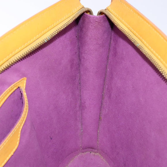 LOUIS VUITTON Epi Saint Jacques Hand Bag Yellow M52279 LV Auth 136966