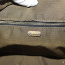 FENDI Zucca Canvas Vanity Pouch Black Brown Auth 136971-21