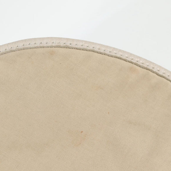 LOUIS VUITTON Monogram Mini Lin Saumur PM Shoulder Bag Ivory M95314 Auth 136978