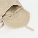 LOUIS VUITTON Monogram Mini Lin Saumur PM Shoulder Bag Ivory M95314 Auth 136978-9