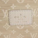 LOUIS VUITTON Monogram Mini Lin Saumur PM Shoulder Bag Ivory M95314 Auth 136978-27