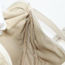 LOUIS VUITTON Monogram Mini Lin Saumur PM Shoulder Bag Ivory M95314 Auth 136978-28