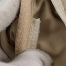 LOUIS VUITTON Monogram Mini Lin Saumur PM Shoulder Bag Ivory M95314 Auth 136978-12