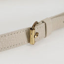 LOUIS VUITTON Monogram Mini Lin Saumur PM Shoulder Bag Ivory M95314 Auth 136978-8