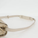 LOUIS VUITTON Monogram Mini Lin Saumur PM Shoulder Bag Ivory M95314 Auth 136978-14