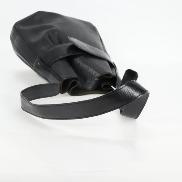 LOUIS VUITTON Epi Sac Depaule PM Shoulder Bag Black M80157 LV Auth 136982
