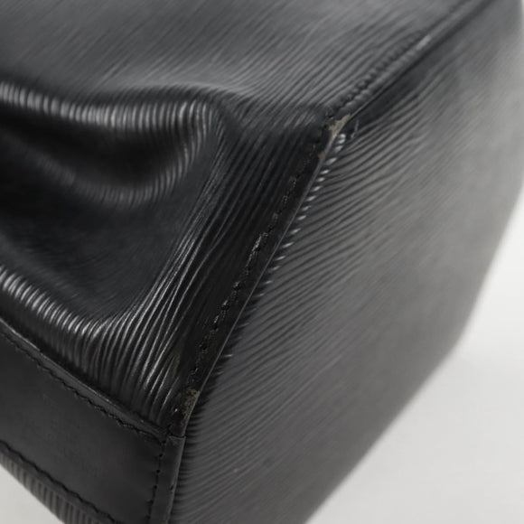 LOUIS VUITTON Epi Sac Depaule PM Shoulder Bag Black M80157 LV Auth 136982