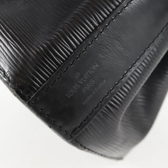 LOUIS VUITTON Epi Sac Depaule PM Shoulder Bag Black M80157 LV Auth 136982