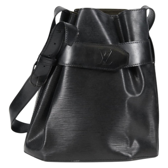 LOUIS VUITTON Epi Sac Depaule PM Shoulder Bag Black M80157 LV Auth 136982