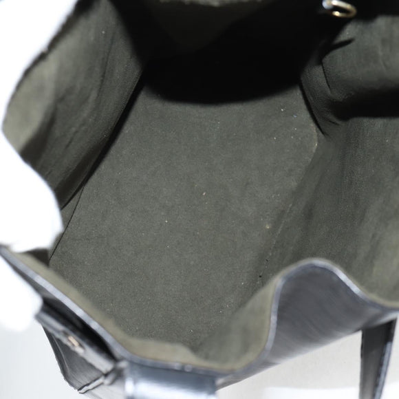 LOUIS VUITTON Epi Sac Depaule PM Shoulder Bag Black M80157 LV Auth 136982