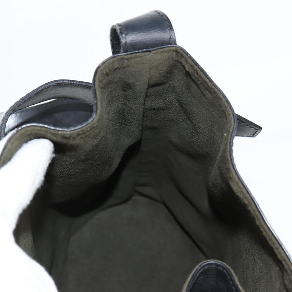 LOUIS VUITTON Epi Sac Depaule PM Shoulder Bag Black M80157 LV Auth 136982