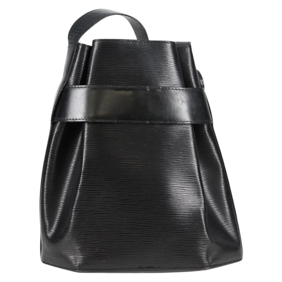 LOUIS VUITTON Epi Sac Depaule PM Shoulder Bag Black M80157 LV Auth 136982