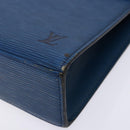 LOUIS VUITTON Epi Malesherbes Hand Bag Blue M52375 LV Auth 136983-8