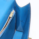 LOUIS VUITTON Epi Malesherbes Hand Bag Blue M52375 LV Auth 136983-21