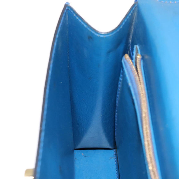 LOUIS VUITTON Epi Malesherbes Hand Bag Blue M52375 LV Auth 136983