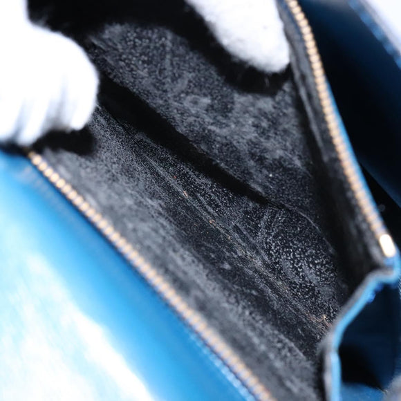 LOUIS VUITTON Epi Malesherbes Hand Bag Blue M52375 LV Auth 136983