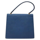 LOUIS VUITTON Epi Malesherbes Hand Bag Blue M52375 LV Auth 136983-2