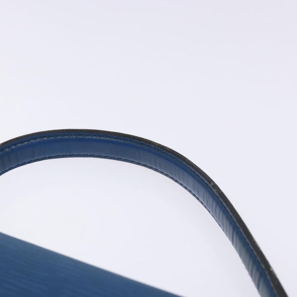LOUIS VUITTON Epi Malesherbes Hand Bag Blue M52375 LV Auth 136983