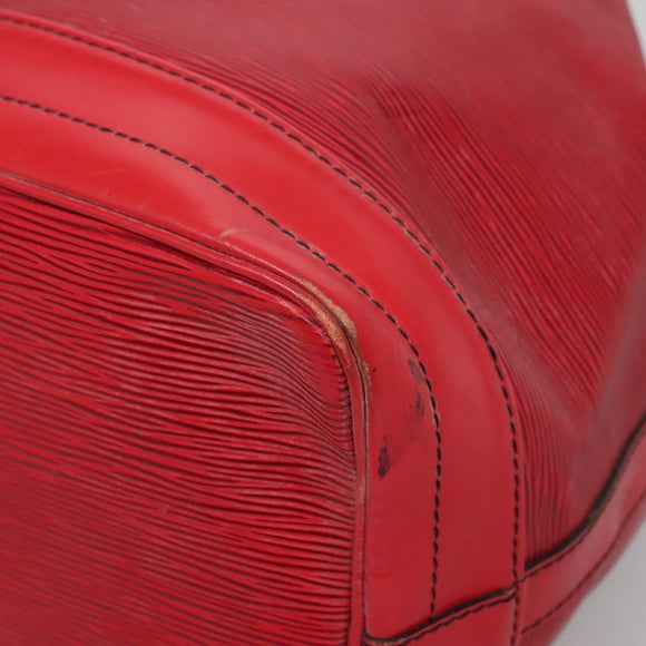 LOUIS VUITTON Epi Noe Schultertasche Rot M44007 LV Auth 136984