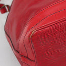 LOUIS VUITTON Epi Noe Schultertasche Rot M44007 LV Auth 136984-14