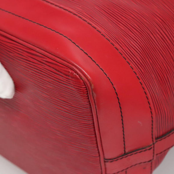 LOUIS VUITTON Epi Noe Schultertasche Rot M44007 LV Auth 136984