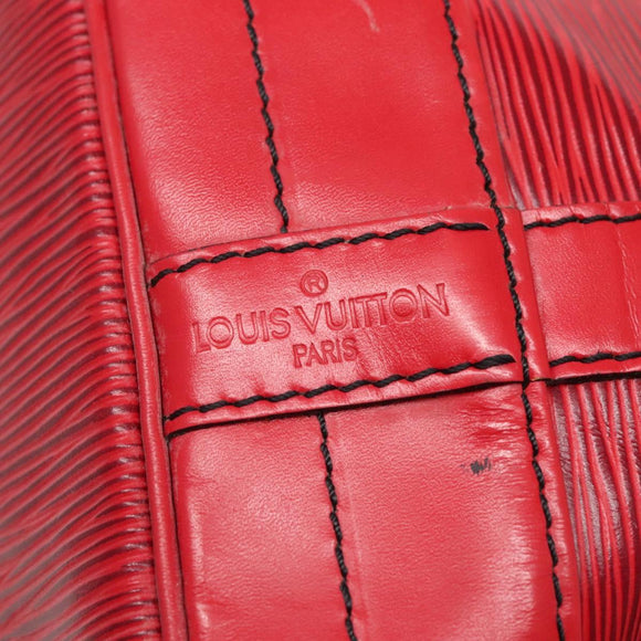 LOUIS VUITTON Epi Noe Schultertasche Rot M44007 LV Auth 136984