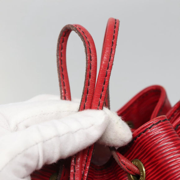 LOUIS VUITTON Epi Noe Shoulder Bag Red M44007 LV Auth 136984