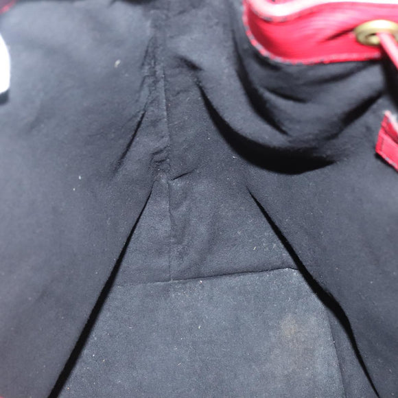 LOUIS VUITTON Epi Noe Shoulder Bag Red M44007 LV Auth 136984