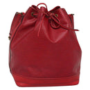 LOUIS VUITTON Epi Noe Schultertasche Rot M44007 LV Auth 136984-1